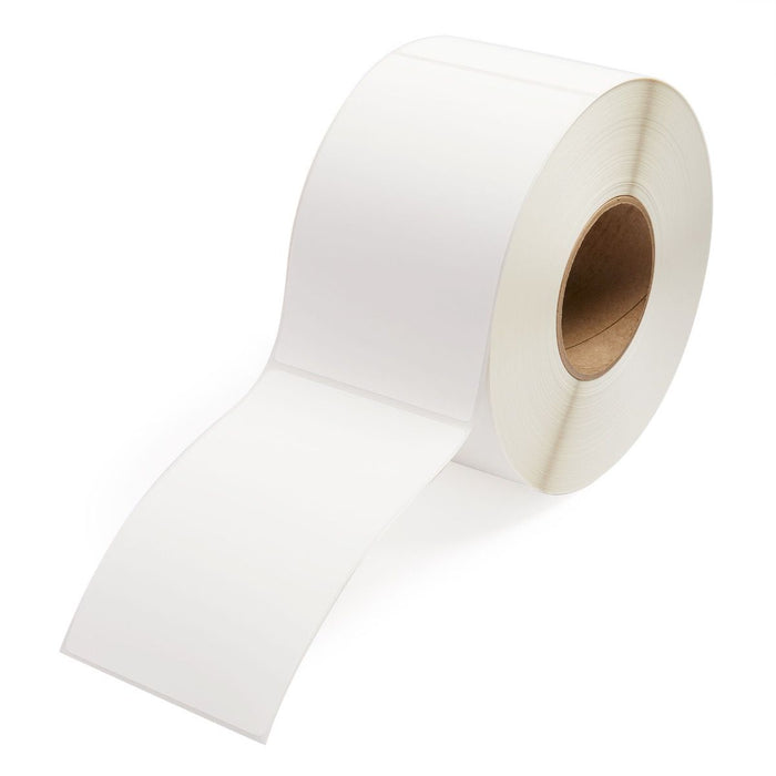 4X6 White Thermal Transfer Labels, 3" Core, 1000 Labels Per Roll, 4 Rolls per Box, Perforated