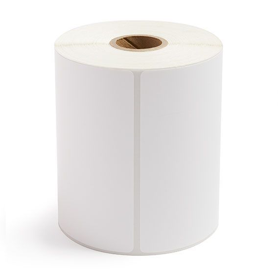 4X6 White Direct Thermal Labels, 1" Core, 250 Labels per Roll