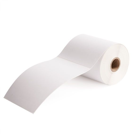 4X6 White Direct Thermal Labels, 1" Core, 250 Labels per Roll
