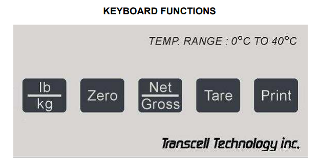 Transcell PC-150 Stainless Steel Scale