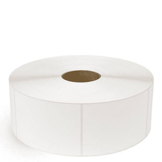 4 X 6 White Direct Thermal Labels - 3" Core / 12" Outside Diameter  (No Perf)