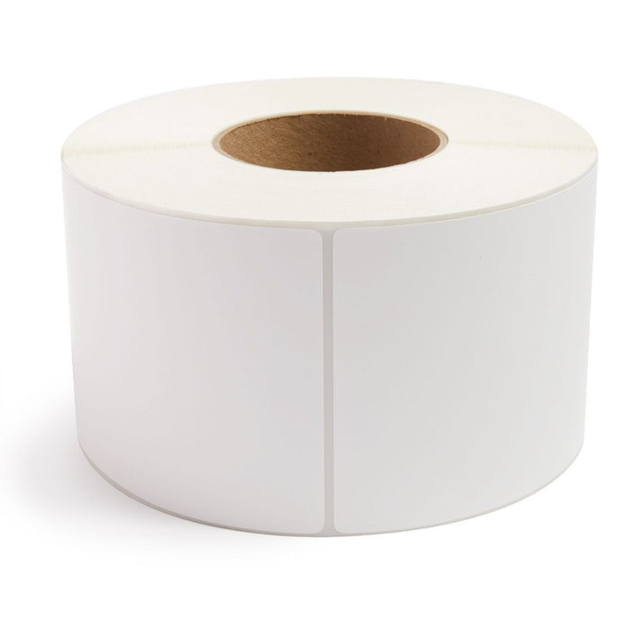 4X6 White Thermal Transfer Labels, 3" Core, 1000 Labels Per Roll, 4 Rolls per Box, Perforated