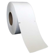 4X6 White Thermal Transfer Poly Tags, 3" Core, 920 Labels Per Roll, 4 Rolls per Box
